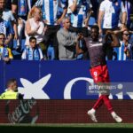 Inaki Williams of Athletic Club celebrates