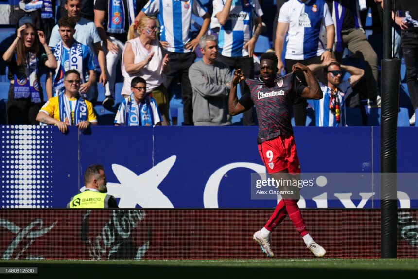 Inaki Williams of Athletic Club celebrates