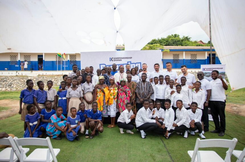 Karpower­ship Ghana renovates Rhynner Paul Anglican School