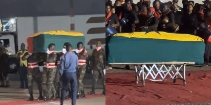 E.T. Mensah’s remains back in Ghana from South Africa