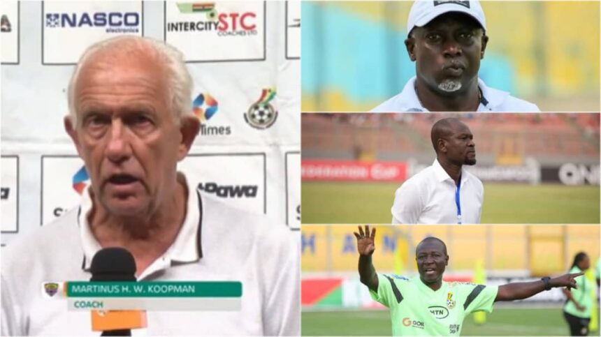 Possible replacements for Martnius Koopman