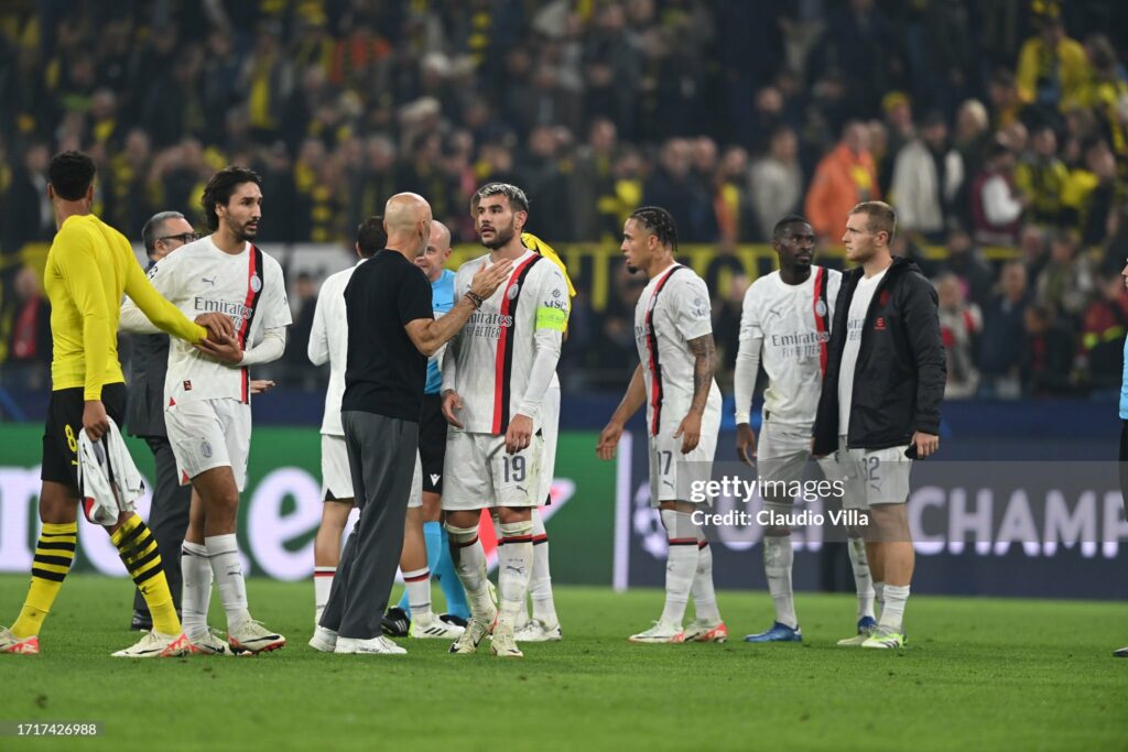 AC Milan and Borussia Dortmund ended in a second consecutive scoreless draw