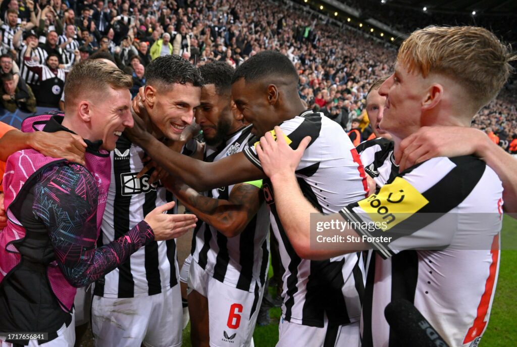 Newcastle enjoyed a dream return to the Champions League