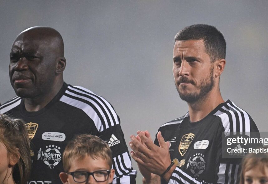 Eden Hazard teams up with Mbappe's father for charity game win