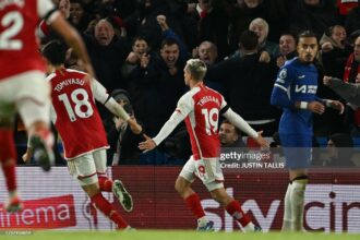 CHELSEA 2-2 ARSENAL : Arsenal stage late comeback