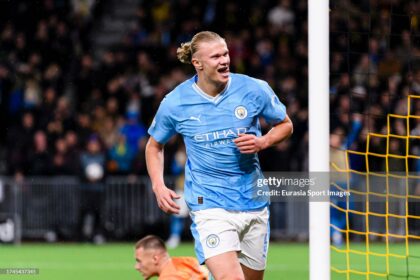 Erling Haaland ends goal drought with brace