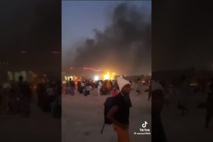 Video of Ghanaians caught in the middle of cross fire untrue