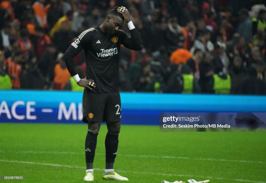 GALATASARAY 3-3 MAN UTD: Onana struggled in hell