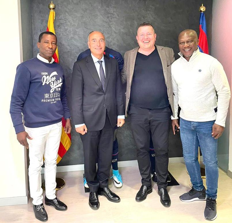 INTERNATIONAL RELATIONS: Barcelona boss to visit Kenpong Academy