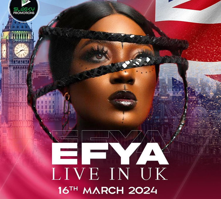 #MaxEntertainment: Efya to perform maiden solo concert in UK on March 16