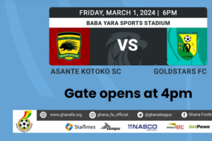 #GhanaPremierLeague: Asante Kotoko versus Bibiani Goldstars - Matchday 19 Preview