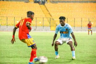 #GhanaPremierLeague: 10-man Hearts of Oak beat Heart of Lions in Kumasi