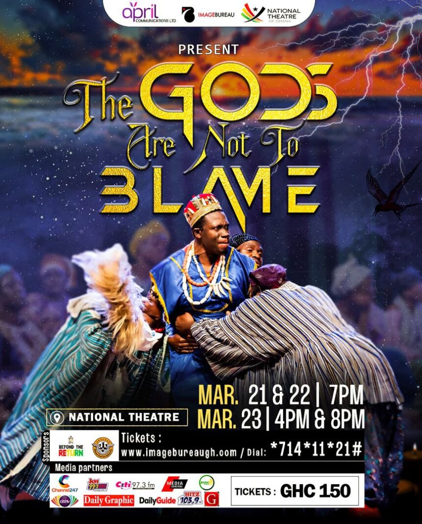 #MaxEntertainment: Gods Are Not to Blame returns on March 21-23 at the National Theatre 