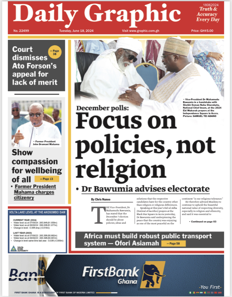 Today’s front pages